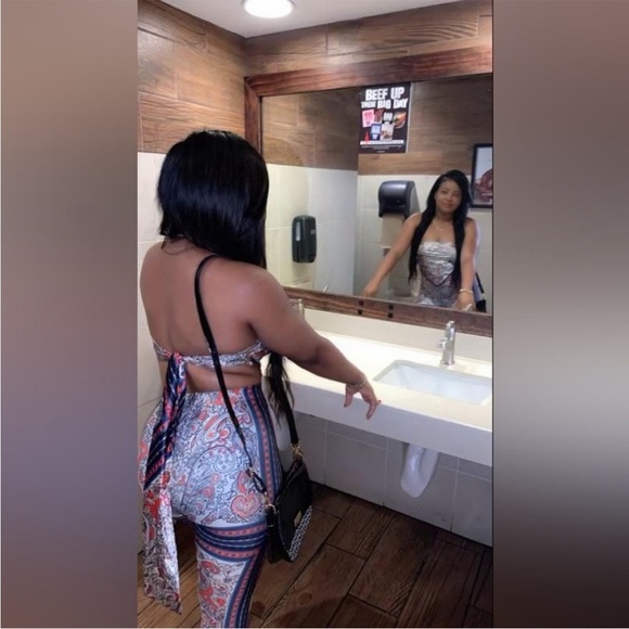 M1558 Los Angeles size M tights set - Picture 2 of 4